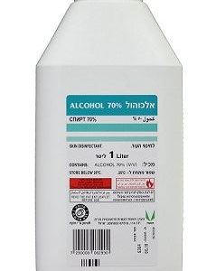אלכוהול 70% 1 ליטר